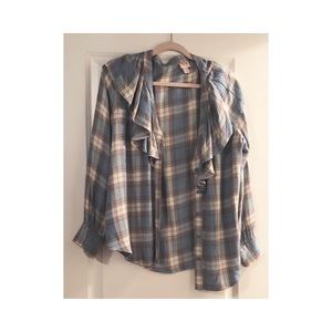 Plaid Blue Long Sleeve